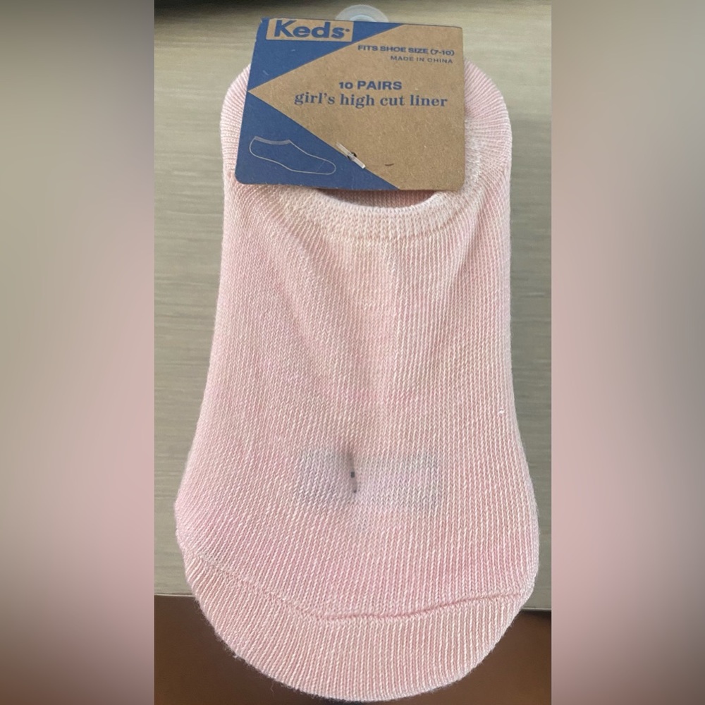 Girls high cut liner socks 20 pack